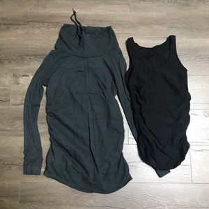 Maternity funnel neck pullover SZ small